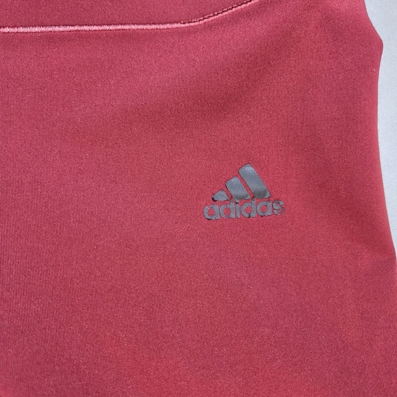 ⭐️Adidas Maroon Womans Active Leggings Size Med - Picture 3 of 4